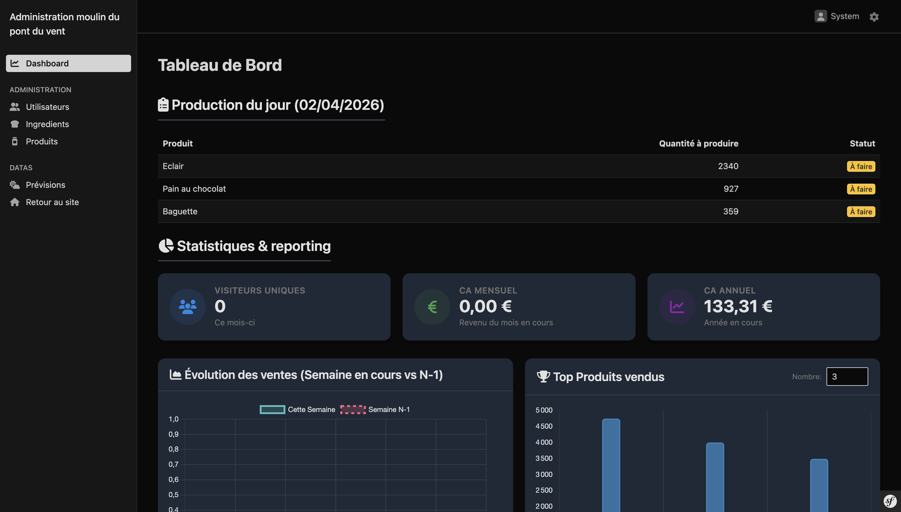 Interface ERP